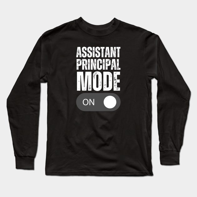 Assistant Principal Long Sleeve T-Shirt by HobbyAndArt